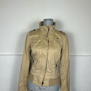 Hollister Y2K Women's Tan Jacket